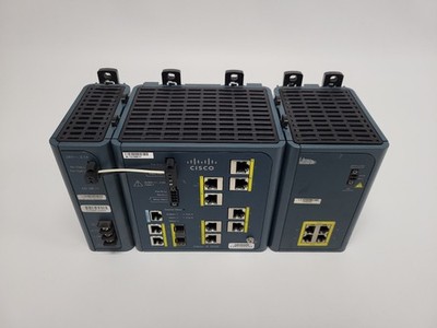 Cisco IE-3000-8TC-E Industrial 8-Port Switch 10/100, SFP, L3 w/Power Supply, PoE