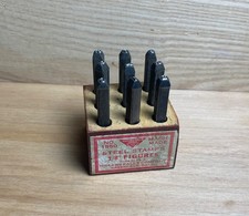 Millers Falls Tools No. 1550 18 Steel Stamps Old Tools