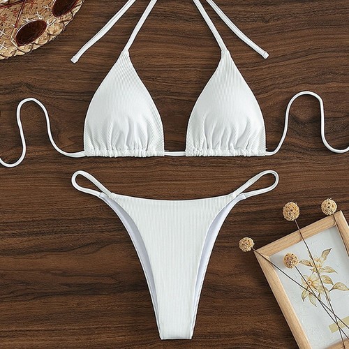 Sporty and Stylish Lace Up Bikini Swimsuit for Women Great for Water Sports - Picture 5 of 16
