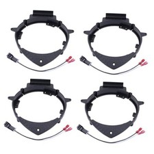 Front Rear 6.5" to 6.75" Door Speaker Adapter Mounting Plates and Wiring