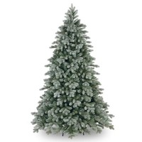 Artplants KüNstlicher Weihnachtsbaum Paris, Blau, Gefrostet, 230Cm, Ø 160Cm