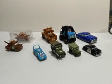 Disney Pixar Cars Lot Of 9 Loose Diecast Vs Plastic See Details