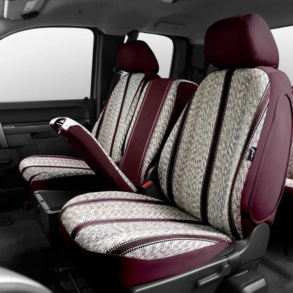 For Ram 1500 2011-2012 Fia TR49-23 WINE Wrangler Series 1st Row Wine Seat Covers Foto 3 de 4