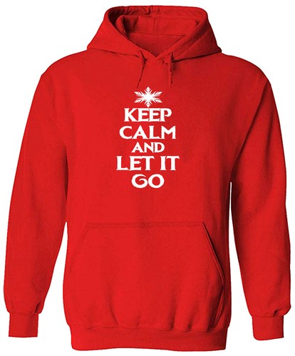 Inspirierendes Zitat Keep Calm and Let It Go individueller Pullover Hoodie Pullover inspirierend - Bild 7 von 12