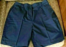Woman's Land's End Navy Shorts Size 14