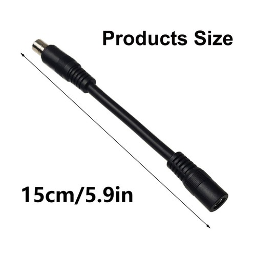 Energy Conversion Adapter Power Cable DC5521 Female To DC8020 Male Connectors - Zdjęcie 8 z 8