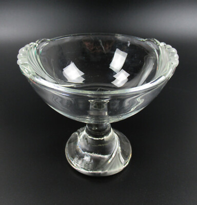 WMF Glas Schale / Fußschale Serie La Galleria teilw. satiniert Footed Glass Bowl