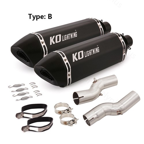 Exhaust Motorcycle Muffler Pipe Mid Link Tip Slip For Suzuki GSXR1300 2021-2025 - Picture 4 of 6