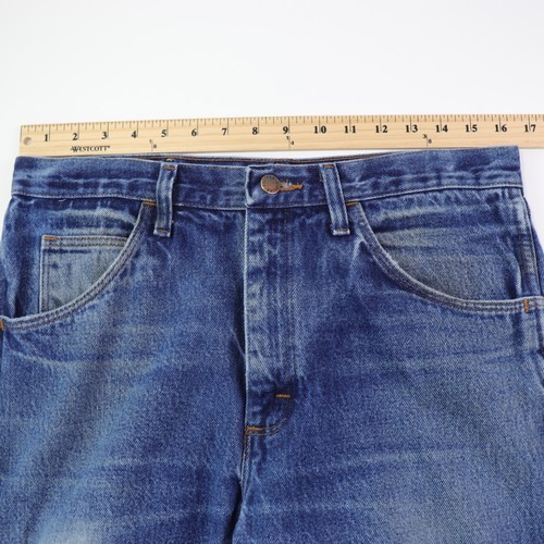 Wrangler Rustler Herren Denim Blau Jeans Größe 34x30 Actual 33x29 Distressed - Bild 11 von 16