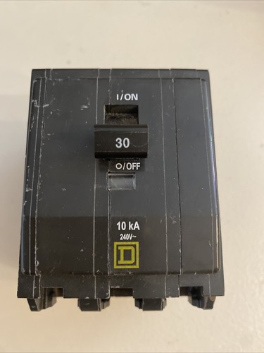 QO330 SQUARE D SCHUTZSCHALTER 3POLIG 30AMP 240V - Bild 1 von 8