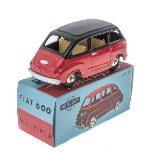 1/45 Fiat Multipla 600 Dante Giacosa Rosso/Nero Mercury Atlas Switzerland - 第 1/2 張圖片