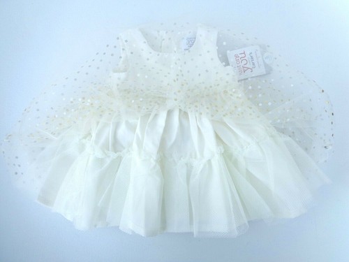 NEW Carters Baby Girls Clothes Dress Gold White Christmas Party Wedding 3M 3 - Picture 4 of 11