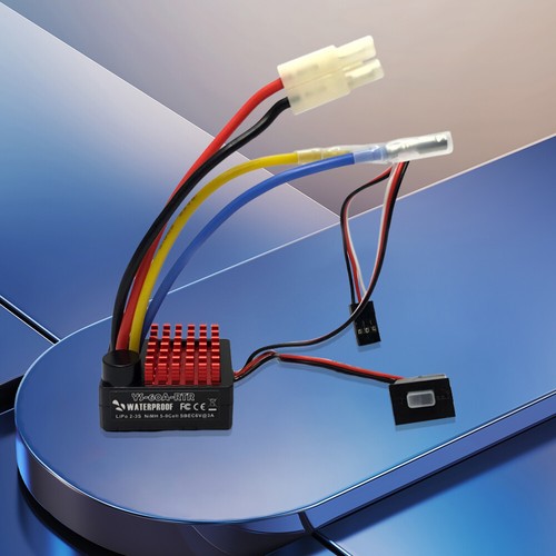 60A Electronic Speed Controllers Reusable for 1/10 1/12 RC Boat HSP Car RC Car Q - Picture 4 of 12