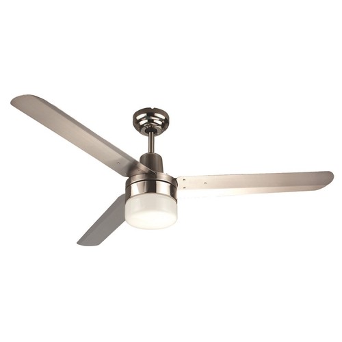 Fias Sparky 48 inch 3 Blade Metal Ceiling fan in Stainless Steel or White - Picture 7 of 9