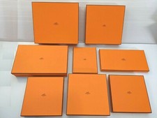 Authentic Hermes Paris Classic Orange Gift Box - multiple sizes available