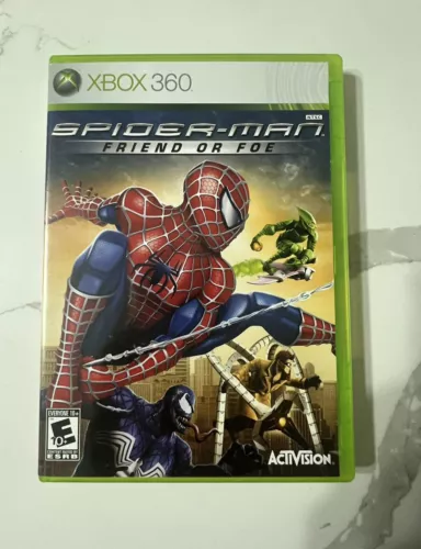 Spider-Man: Friend or Foe [Microsoft Xbox 360, 2007] CIB Very Good Condition
