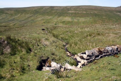 Photo 6x4 View over partly collapsed bridge parapet Hardraw There is an O c2011