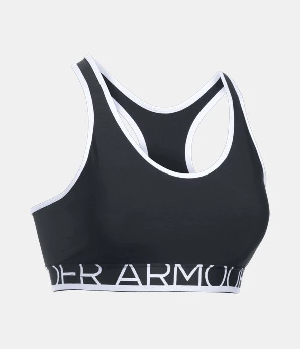 Under Armour Black / White Medium-Impact Sports Bra (1250132) Size XS - NWT - Image 2 of 4