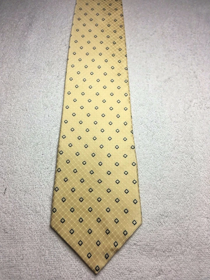 CORBATA NAUTICA HOMBRE AMARILLA CON AZUL 4 X 60 Foto 2 de 4