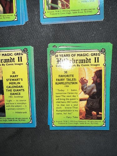 Greg Hildebrandt II 1993 30 Years of Magic Trading cards - Picture 4 of 18