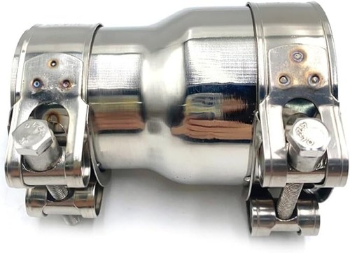 Edelstahl Auspuff Reduzierstück Edelstahl Schelle  von 77mm auf Auswahl - Bild 6 von 14