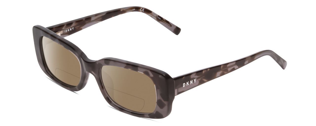 DKNY DK5020 Ladies Polarized BIFOCAL Reading Sunglasses Black Blue