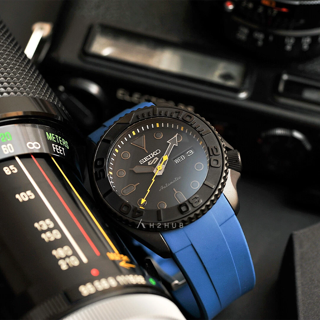 Seiko 5 top rubber strap