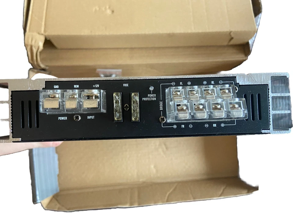 1 Excalibur X600.4 Amplificateur 4 Channel 4 X 60 Watts RMS pour Voiture Car Spl - Photo 4/4