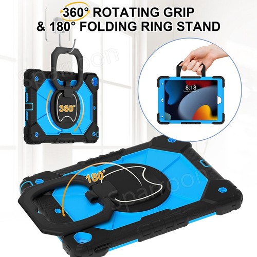 Shockproof Heavy Duty Hard Case for iPad 5/6/7/8/9/10th Gen Air 4 5 Pro 11 2024 - Picture 57 of 126