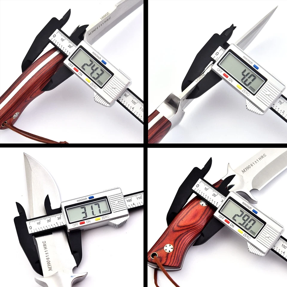 Hunting Bowie Knife Jagd Bowie Messer Gürtel Jagdmesser Messer Outdoor - Bild 4 von 4