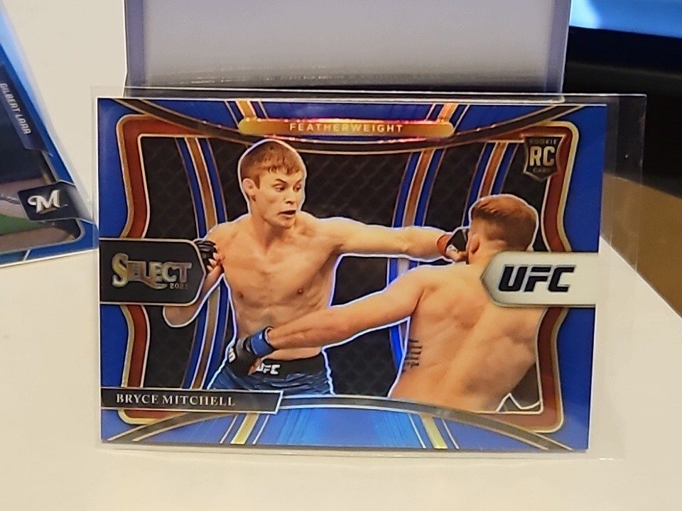 2021 SELECT UFC BLUE PRIZM #108 BRYCE MITCHELL RC #/49