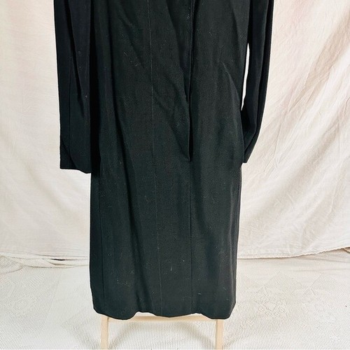 Vintage Pauline Trigere Black Dress Union Made in USA Fits Size 8/10 - Picture 11 of 15
