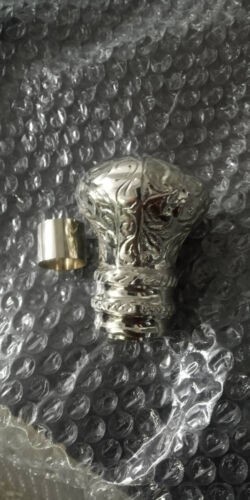 Silver Antique Finished Solid Brass Handle For Wa… - image 1