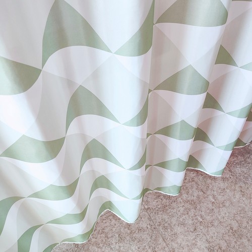 Shower Curtain Printed Polyester Fabric Curtains With 12 Hooks Bathroom Décor - Picture 37 of 200