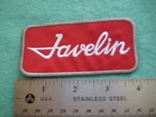 Amc Javelin Racing Service Parts Dealer  Uniform Patch