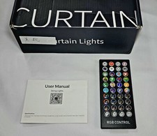 Smart Curtain String Lights App Controlled 400 LED DIY Hanging Fairy Light Decor