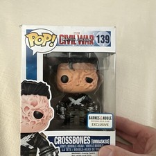 Funko Pop Civil War Captain America CROSSBONES (Unmasked) #139 Barnes & Noble