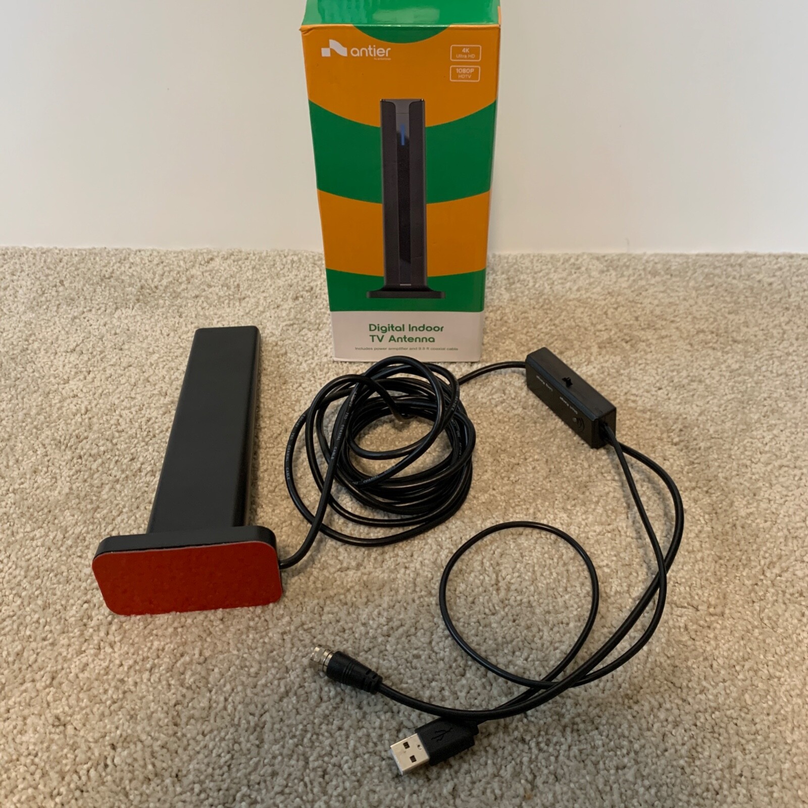 Antier Amplified Digital Indoor TV Antenna Powerful Best Amplifier