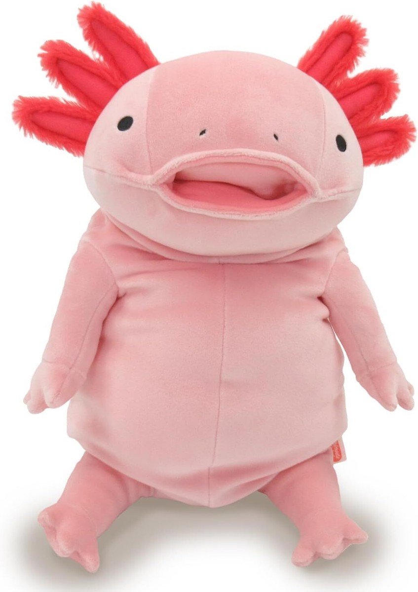 Shinada Global Mochiupa Axolotl Plush Doll Pink L 30cm Mochi Shinada Global Mochiupa Axolotl Plush Doll Pink L 30cm Mochi
