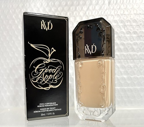 KVD Kat Von D Good Apple Full-Coverage Serum Foundation 024 Light NIB - Afbeelding 1 van 4