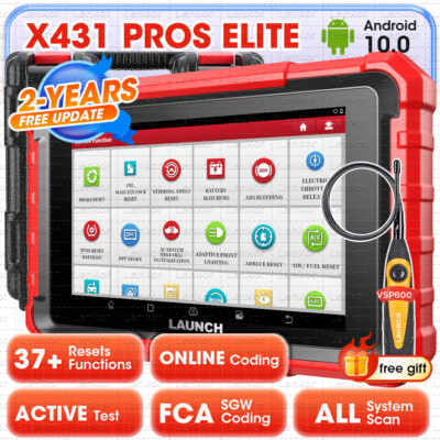2025 LAUNCH X431 Pro Elite V+ PRO5 PAD V Bidirectional Diagnostic Scanner Coding