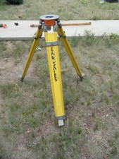 Tripod Laser Stand Aluminum And Wood Collapsible ADJUSTABLE Surveyor SURVEY 4