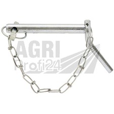 Oberlenkerbolzen Kat.1 mit Splint 19x175mm Sicherungsbolzen Steckbolzen