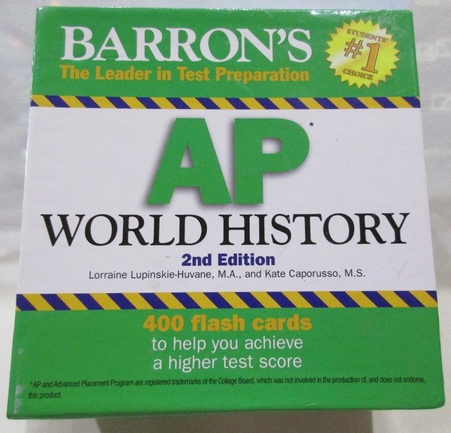 Barron's AP World History Flash Cards by Lorraine LupinskieHuvane