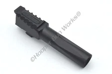 HGW Bromont Barrel for Glock 26 9mm Serrated Flush Cut Stainless Steel Black