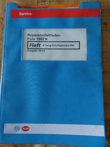 Reparaturleitfaden 4 Gang Schaltgetriebe 084 Polo 1982 >