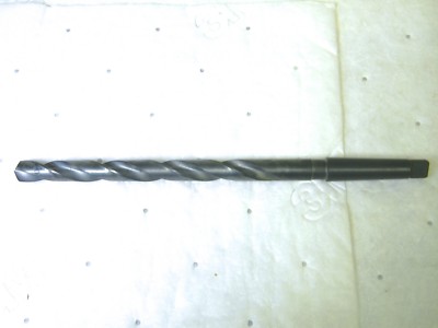 Interstate 3MT Taper Shank Drill Bit 27/32  HSS 118º PT 10  Fl Lgth RH 15  OAL 