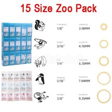 5000pcs Dental Ortho Elastic Rubber Bands 3.5/5.0/6.5 OZ Zoo Pack Latex Braces