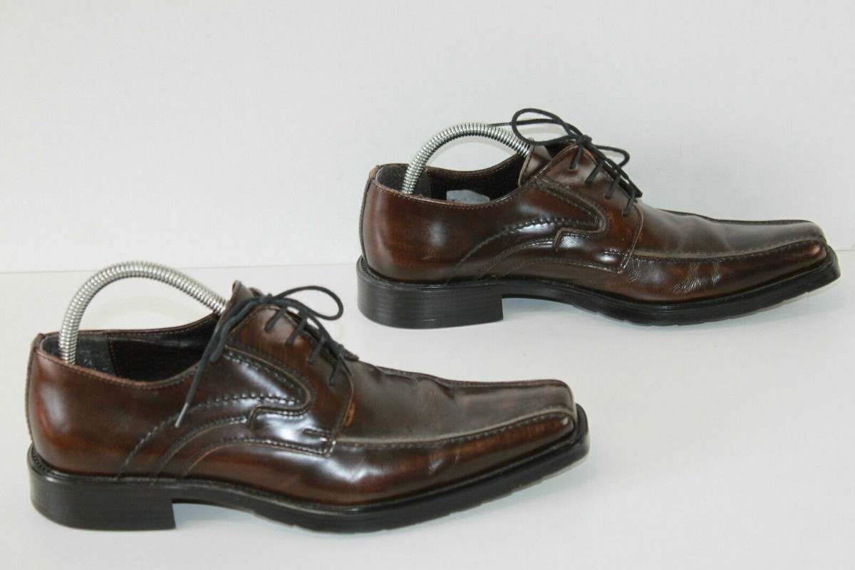 Chaussure Derby LODING En Cuir Marron - Taille 40.5, Haut De Gamme, Occasion Très Bon État Avec Boîte