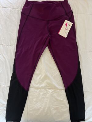 Yogalicious Ankle Tight Leggings Grapevine/Black -  Women's Medium